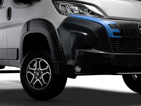 Peugeot Boxer Chassis DoubleCab L2 2026 3D Modell