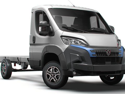 Chassi Peugeot Boxer SingleCab L2 2026 Modelo 3D
