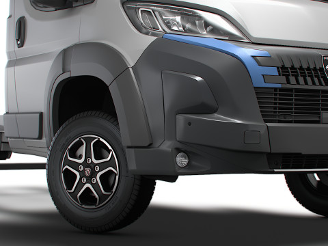 प्यूज़ो बॉक्सर चेसिस सिंगलकैब L2 2026 3D मॉडल