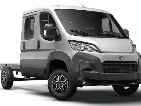 Toyota ProAce Max Chassis DoubleCab L2 2026 3D Modell