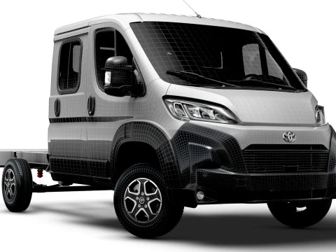 Toyota ProAce Max Chassis DoubleCab L2 2026 3D Model