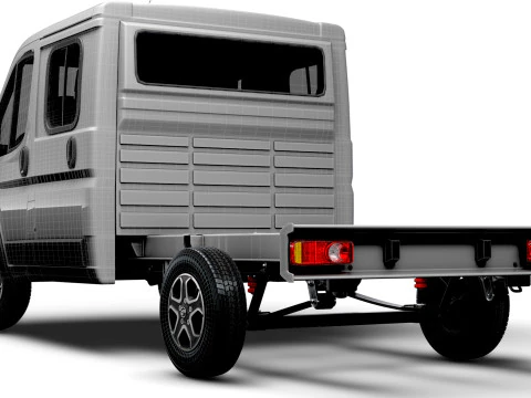 Toyota ProAce Max Chassis DoubleCab L2 2026 3D Model