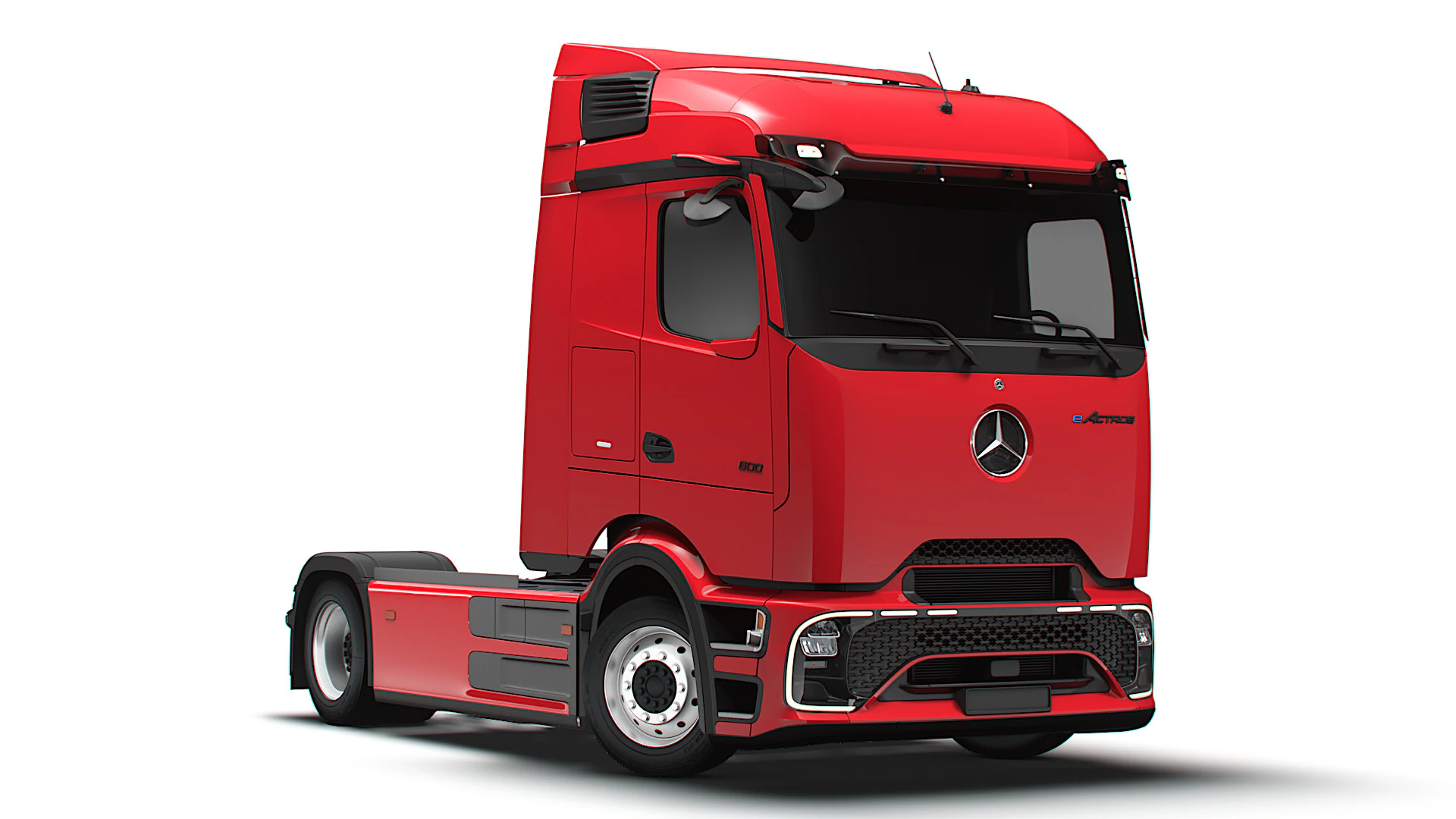 Mercedes Benz eActros Pro600 4x2 Chassis 2026 3D Model .c4d .max .obj .3ds .fbx .stl .blend 