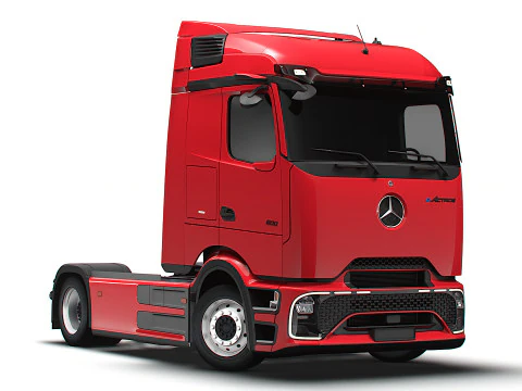 Mercedes Benz eActros Pro600 4x2 Chassis 2026 3D Модель