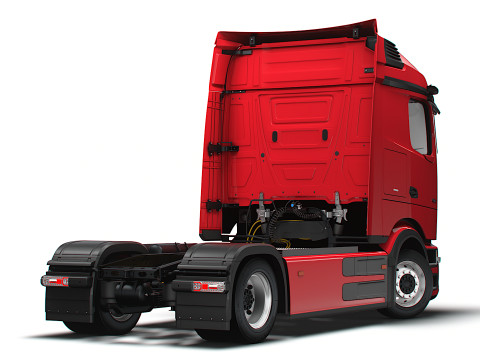 Mercedes Benz eActros Pro600 4x2 Fahrgestell 2026 3D Modell