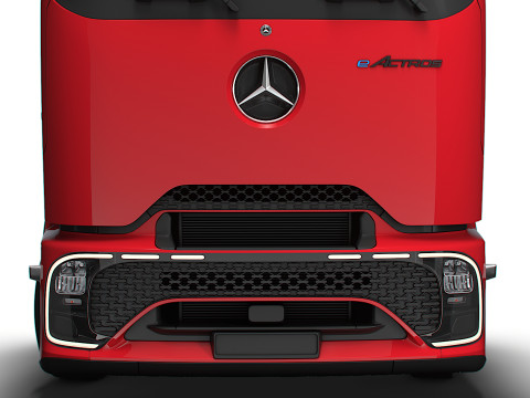 Mercedes Benz eActros Pro600 4x2 Fahrgestell 2026 3D Modell