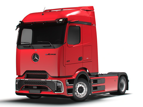 Mercedes Benz eActros Pro600 4x2 Fahrgestell 2026 3D Modell