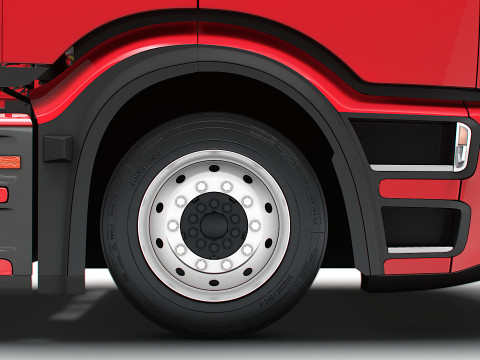 Mercedes Benz eActros Pro600 4x2 Fahrgestell 2026 3D Modell