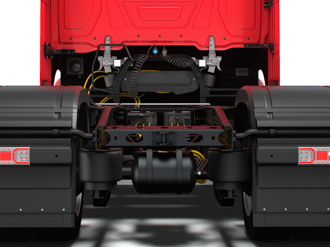 Mercedes Benz eActros Pro600 4x2 Fahrgestell 2026 3D Modell