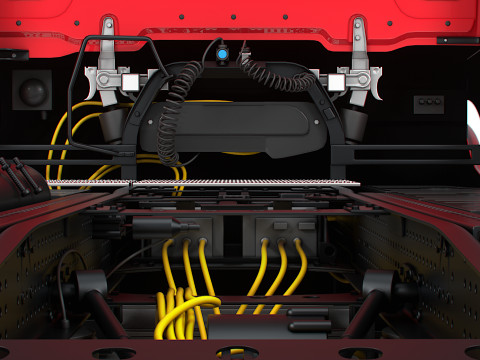 Mercedes Benz eActros Pro600 4x2 Fahrgestell 2026 3D Modell