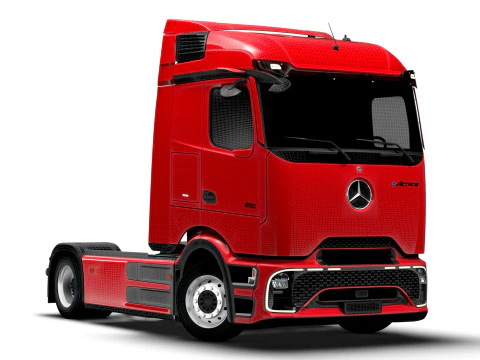 Mercedes Benz eActros Pro600 4x2 Chassis 2026 3D Model