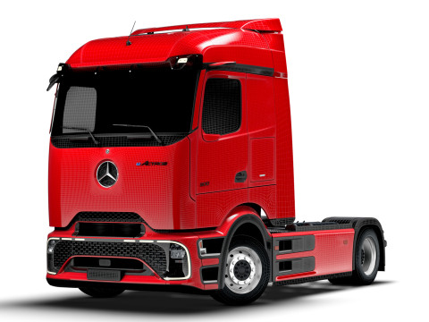 Mercedes Benz eActros Pro600 4x2 Fahrgestell 2026 3D Modell