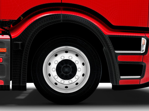 Mercedes Benz eActros Pro600 4x2 Fahrgestell 2026 3D Modell