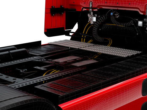 Mercedes Benz eActros Pro600 4x2 Fahrgestell 2026 3D Modell