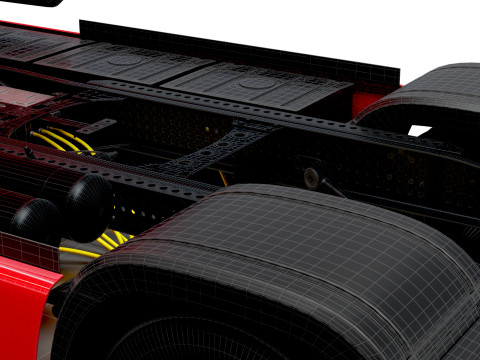 Mercedes Benz eActros Pro600 4x2 Fahrgestell 2026 3D Modell