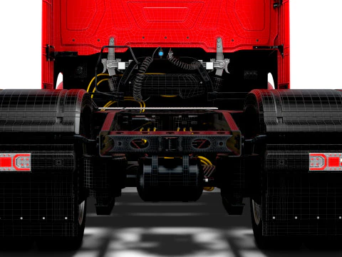 Mercedes Benz eActros Pro600 4x2 Chassis 2026 3D Model