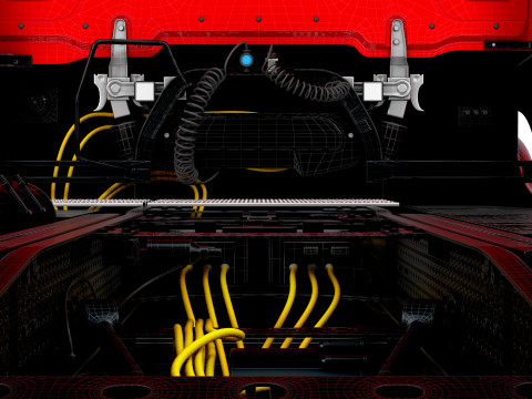 Mercedes Benz eActros Pro600 4x2 Fahrgestell 2026 3D Modell