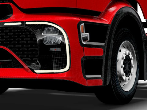 Mercedes Benz eActros Pro600 4x2 Chassis 2026 3D Model
