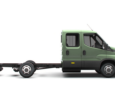 Iveco デイリー ダブル キャブ L3 シャーシ 2026 3Dモデル