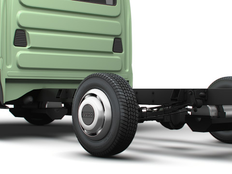 Iveco デイリー ダブル キャブ L3 シャーシ 2026 3Dモデル