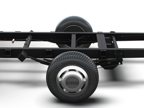 Iveco デイリー ダブル キャブ L3 シャーシ 2026 3Dモデル