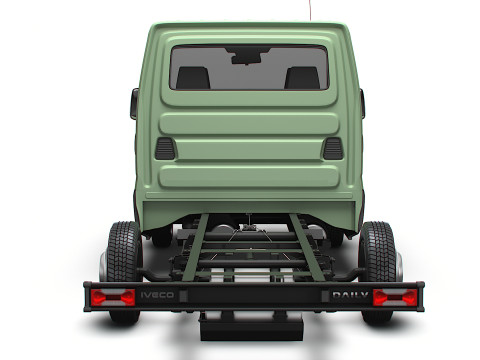 Iveco デイリー ダブル キャブ L3 シャーシ 2026 3Dモデル