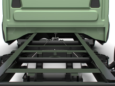 Iveco デイリー ダブル キャブ L3 シャーシ 2026 3Dモデル