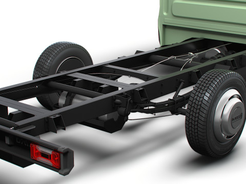 Iveco デイリー ダブル キャブ L3 シャーシ 2026 3Dモデル