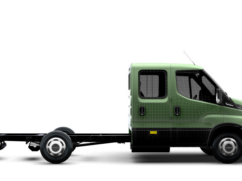 Iveco デイリー ダブル キャブ L3 シャーシ 2026 3Dモデル
