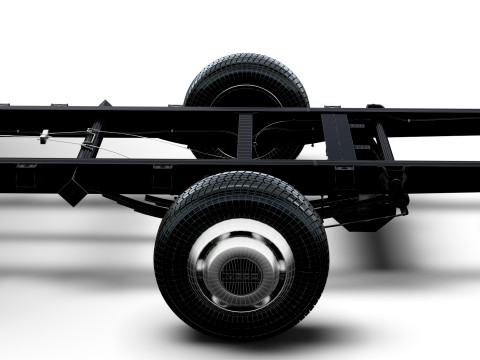 Iveco デイリー ダブル キャブ L3 シャーシ 2026 3Dモデル