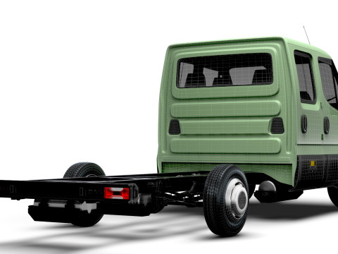 Iveco デイリー ダブル キャブ L3 シャーシ 2026 3Dモデル