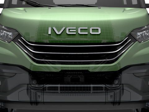 Iveco デイリー ダブル キャブ L3 シャーシ 2026 3Dモデル