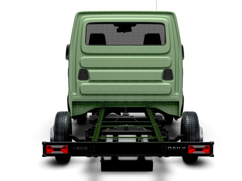 Iveco デイリー ダブル キャブ L3 シャーシ 2026 3Dモデル