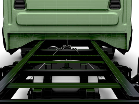 Iveco デイリー ダブル キャブ L3 シャーシ 2026 3Dモデル