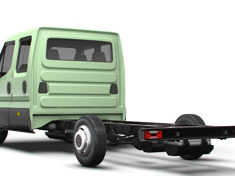Iveco Daily Double Cab L4 Fahrgestell 2026 3D Modell