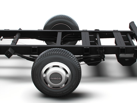 Iveco Daily Double Cab L4 Fahrgestell 2026 3D Modell