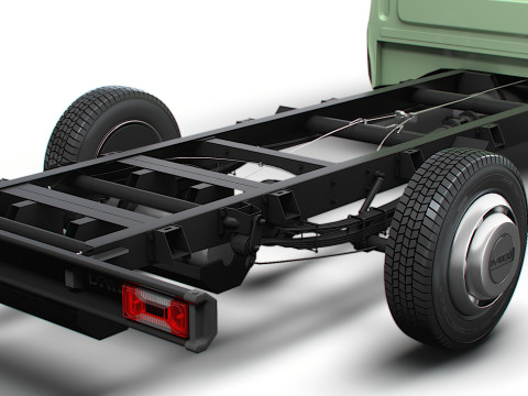 Iveco Daily Double Cab L4 Fahrgestell 2026 3D Modell