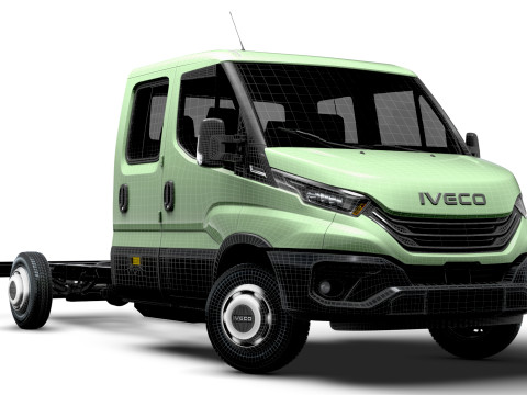 Iveco Daily Double Cab L4 Fahrgestell 2026 3D Modell