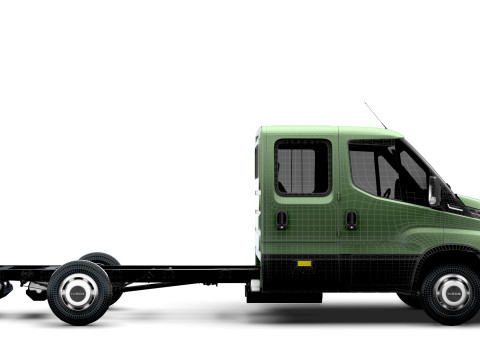 Iveco Daily Double Cab L4 Fahrgestell 2026 3D Modell