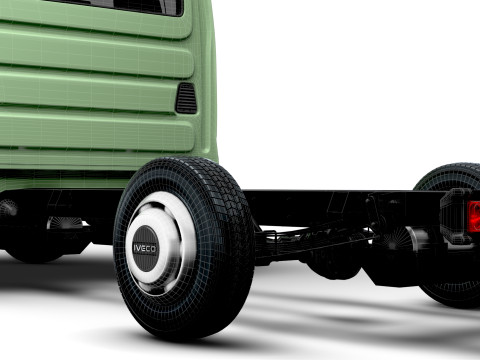 Iveco Daily Double Cab L4 Fahrgestell 2026 3D Modell