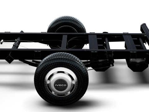 Iveco Daily Double Cab L4 Fahrgestell 2026 3D Modell