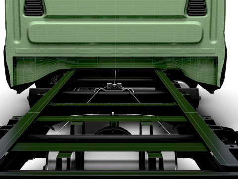 Iveco Daily Double Cab L4 Fahrgestell 2026 3D Modell