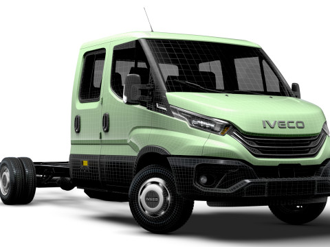 Iveco Daily Double Cab L5 Fahrgestell 2026 3D Modell
