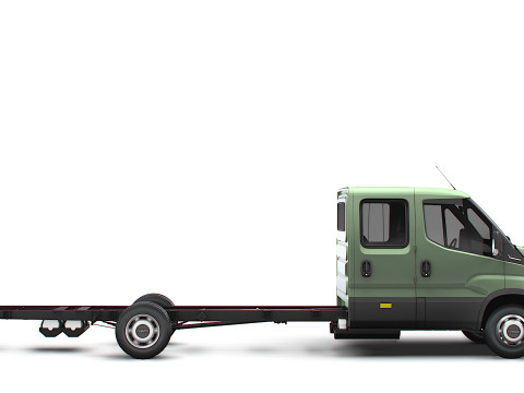 Iveco Daily Doble Cabina L6 Chasis 2026 Modelo 3D