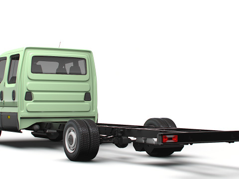 Iveco Daily Doble Cabina L6 Chasis 2026 Modelo 3D