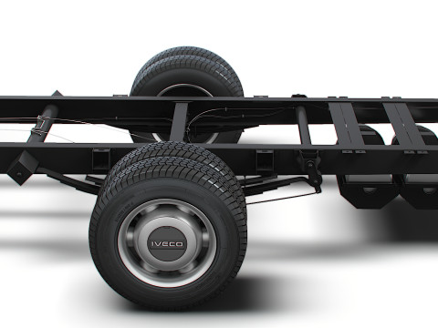 Iveco Daily Doble Cabina L6 Chasis 2026 Modelo 3D