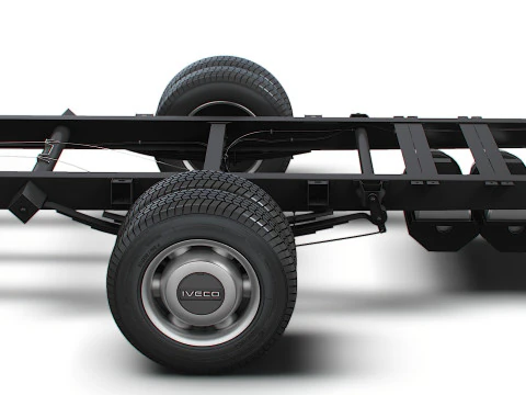 Iveco Daily Double Cab L6 Fahrgestell 2026 3D Modell