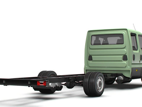 Iveco Daily Double Cab L6 Fahrgestell 2026 3D Modell