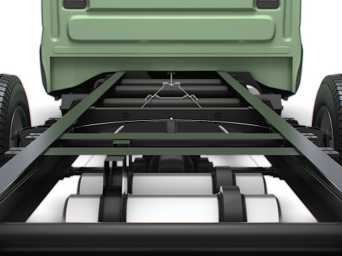 Iveco Daily Doble Cabina L6 Chasis 2026 Modelo 3D