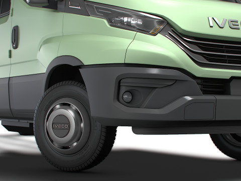 Iveco Daily Doble Cabina L6 Chasis 2026 Modelo 3D